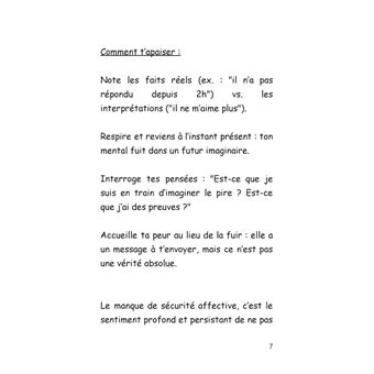 L'insécurité affective