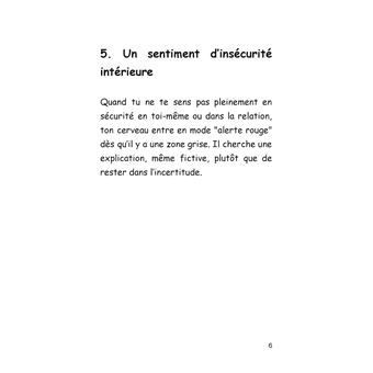 L'insécurité affective