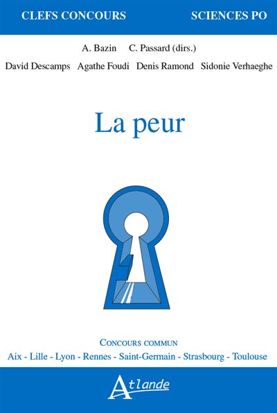 La peur - Anne Bazin - Atlande Eds - broché - Scolaire / Universitaire