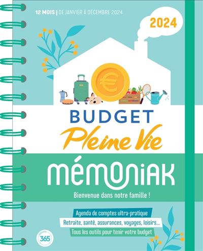 Budget Pleine Vie Mémoniak 2024, janvier à décembre 2024