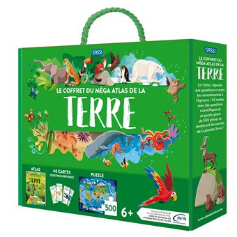 Le coffret du méga atlas de la Terre - N.E. 2023 - 1