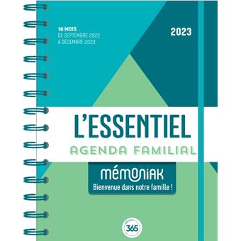Agenda familial Parents indignes Mémoniak 2022-2023