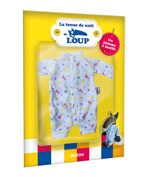 La tenue de nuit de loup ned - Orianne Lallemand - Auzou Philippe Eds - Jeux livres objets