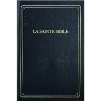 La Sainte Bible Segond 1910 - Noir, similicuir, onglets, format miniature