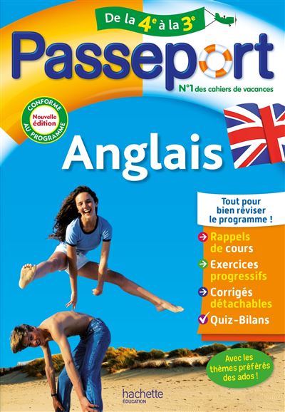 Passeport - Anglais - De la 4e à la 3e - Cahier de vacances 2024 - Carolyn Rigg - broché