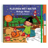 Kleuren met water. Heksje Mimi en de kabouter