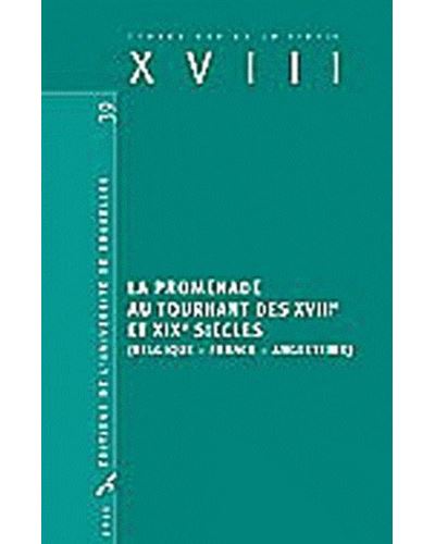 La promenade au tournant des xviii et xix siecle