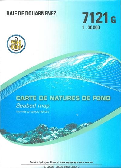7121g baie de douarnenez nature de fond