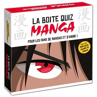 La boîte quiz Manga - Boîte ou accessoire - Collectif, Livre tous les  livres à la Fnac