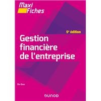 Maxi fiches - Gestion financière de l'entreprise