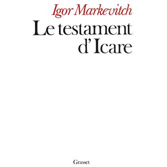 Le testament d'Icare - 1