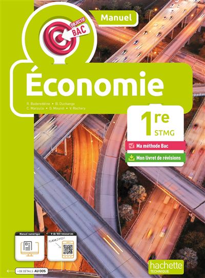 Objectif Bac Économie 1re STMG (manuel)