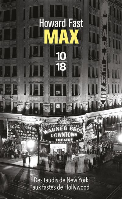 Max - Des taudis de New York aux fastes de Hollywood - Howard Fast - Poche