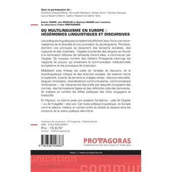 Du multilinguisme en Europe : Hégémonies linguistiques et discursives