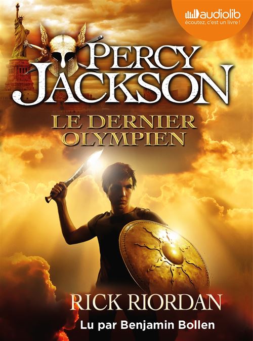 Percy Jackson 5 - Le Dernier Olympien - Rick Riordan - Texte lu (CD)