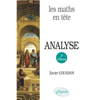 Les maths en tête. Analyse - 3e édition