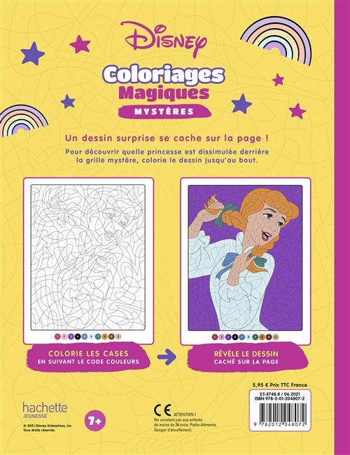 Disney Princesses - DISNEY PRINCESSES - Coloriages Magiques - Messages  mystères - Collectif - broché, Livre tous les livres à la Fnac