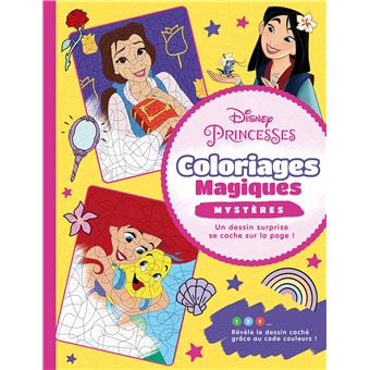 Disney Princesses - : DISNEY PRINCESSES - Coloriages Magiques - Mystères