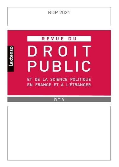 Revue du droit public et de la science politique en France e