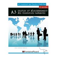 Gestion et developpement des ressources humaines a3 bts ag pme pmi