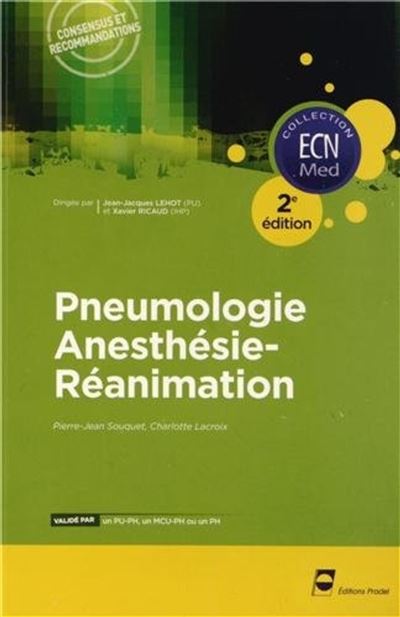 Pneumologie - Anesthésie-réanimation - 2e édition -  Pierre-Jean Souquet - broché