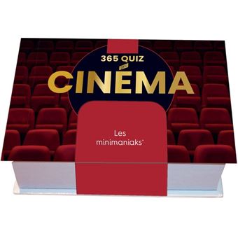 Minimaniak 365 quiz sur le cinéma - mini calendrier - 1