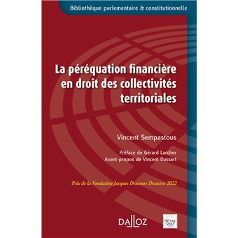 La péréquation financière en droit des collectivités territoriales - 1