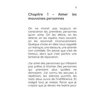 Aimer plusieurs fois les mauvaises personnes... Jusqu'à aimer la bonne, plus fort.