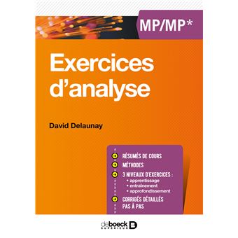 Exercices d'analyse MP/MP* - 1