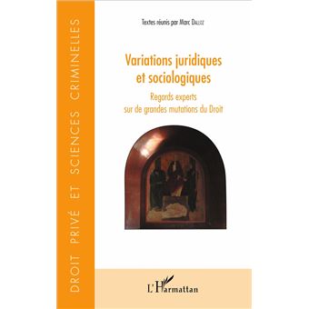 Variations juridiques et sociologiques - 1