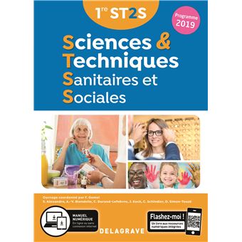 Sciences et Techniques Sanitaires et Sociales 1re ST2S (2019) - Manuel élève - 1