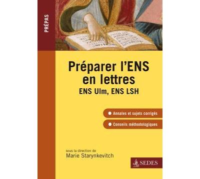 Préparer l'ENS en lettres - ENS Ulm, ENS LSH