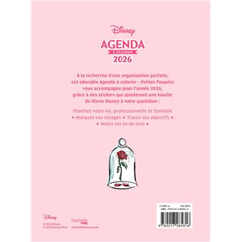 Agenda Disney 2026 - Petites Poupées
