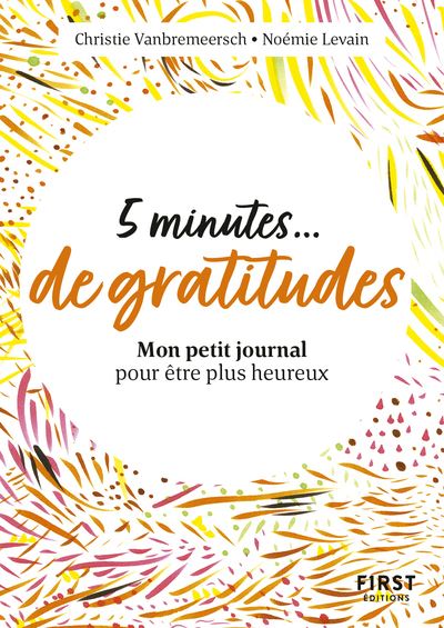 Journal De Gratitude De Cinq Minutes Et Modèle De Conception De
