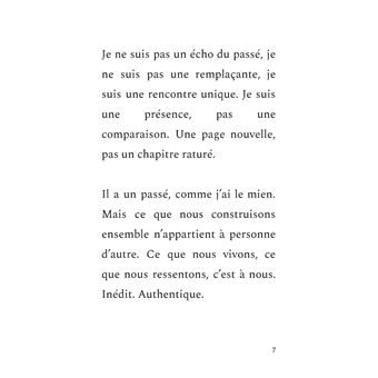 Je ne suis pas la première, mais je suis moi.