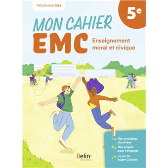 Cahier Enseignement moral et civique 5e