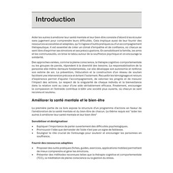 Améliorer la santé mentale et le bien-être
