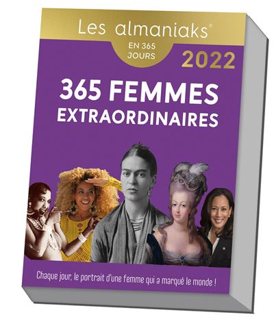 MINI CALENDRIER 365 FEMMES EXCEPTIONNELLES - AGENDA / CALENDRIER / ALMANACH  - LOISIRS/SPORTS - Librairie Quai des mots