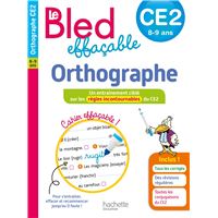 Le BLED Effaçable Orthographe CE2