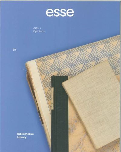 Esse N°89 Bibliotheque - Library  Janvier 2017