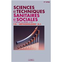 Sciences et Techniques Sanitaires et Sociales 1re ST2S (2012) - Pochette élève