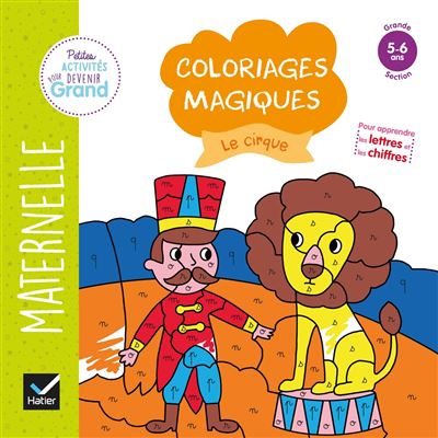 Coloriages magiques - Le cirque GS - Florence Doutremepuich - broché