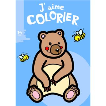 J'aime colorier (2-4 ans) (Ours brun) - 1