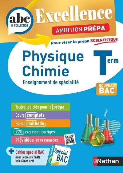 ABC BAC Excellence - Ambition Prépa - Physique Chimie - Term prepa scientifique - Nicolas Coppens - Nathan - broché - Scolaire / Universitaire