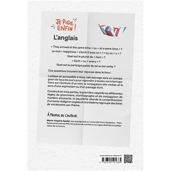 Je pige enfin l'anglais !