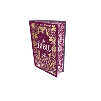 La Bible reliée + jaspage foncée