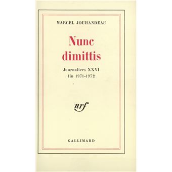 Nunc dimittis - 1