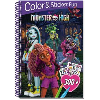 Monster High - Monster high - 3d lenticular color and sticker fun - 1