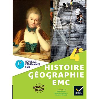 Histoire-Géographie-EMC 4e - Ed 2025 - Maj EMC - Livre élève