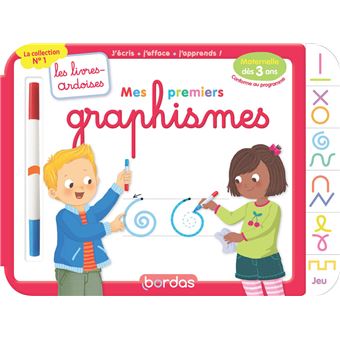 Les livres-ardoises - Mes premiers graphismes
